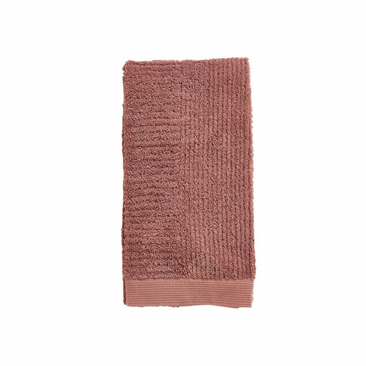 Zone Denmark Handtuch Classic Peach Red, 100% Baumwolle, Rot, 50 x 100 cm, 33425