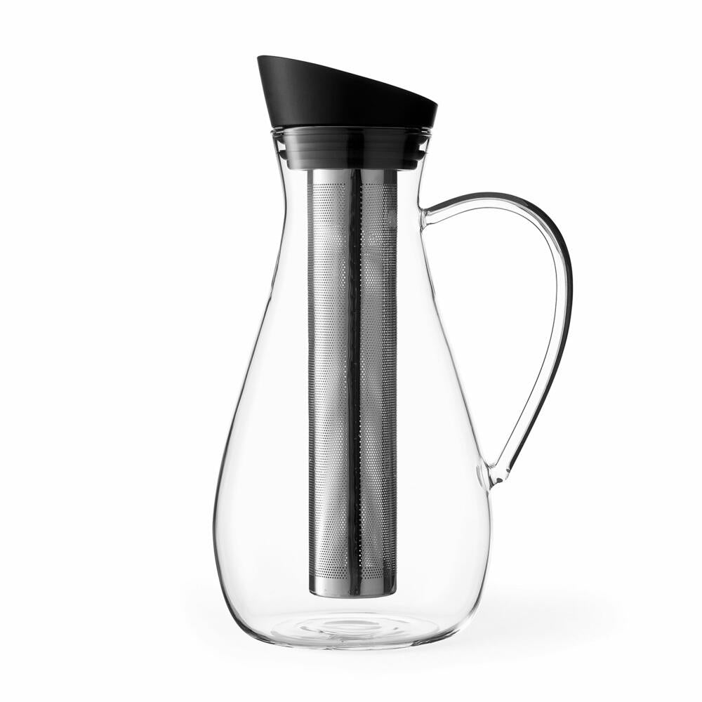 VIVA Infusion iced tea glass carafe with strainer insert, carafe, jug, borosilicate glass, 1.4 L, V30501