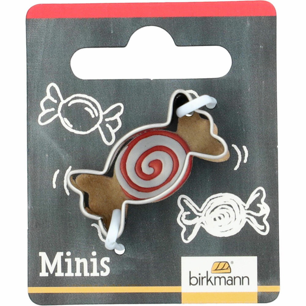 Birkmann Mini Cookie Cutter Candy, Cookie Cutter, Cookie Mold, Biscuit, Stainless Steel, 3 cm, 152533