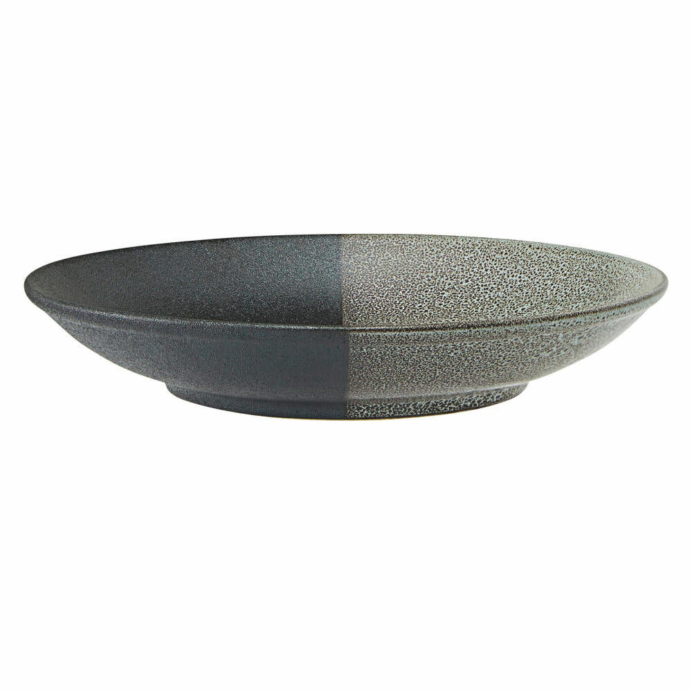 Maxwell &amp; Williams Umi bowl on foot, bowl, porcelain, grey-black, 25 x 4.5 cm, AX0575