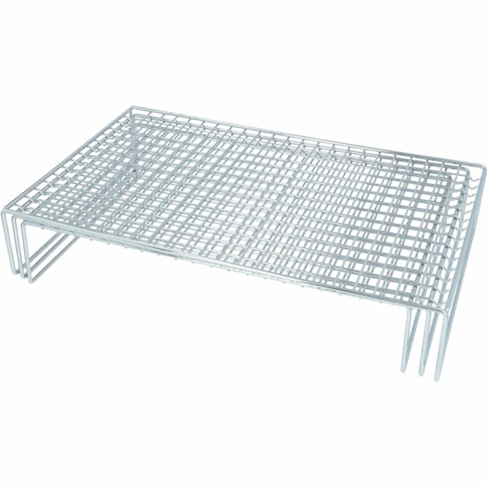 Birkmann Easy Baking Cooling Rack Square, 3-piece, Cooling Rack, Drip Rack, Cake Rack, Stainless Steel, 429697