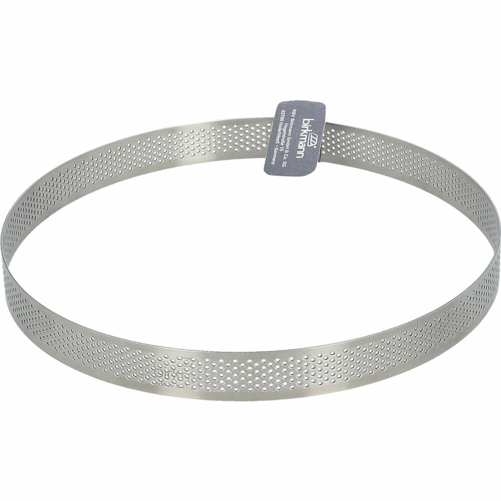 Birkmann Premium Baking Back- und Tortenring, Backring, Backform, Perforiert, Edelstahl, Ø 20 cm, 265943