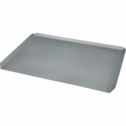 Birkmann Bakers Best Baking Tray Perforated, Oven Tray, Pastry, Cookie Tray, Carbon Steel, 40 x 28.6 cm, 886667