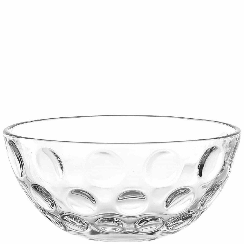 Leonardo Schalen CUCINA OPTIC, 4er Set, Schale, Schüssel, Salatschale, Glas, 14 cm, 066352