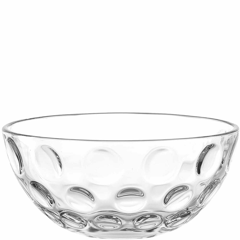 Leonardo Schalen CUCINA OPTIC, 4er Set, Schale, Schüssel, Schälchen, Glas, 10 cm, 066351