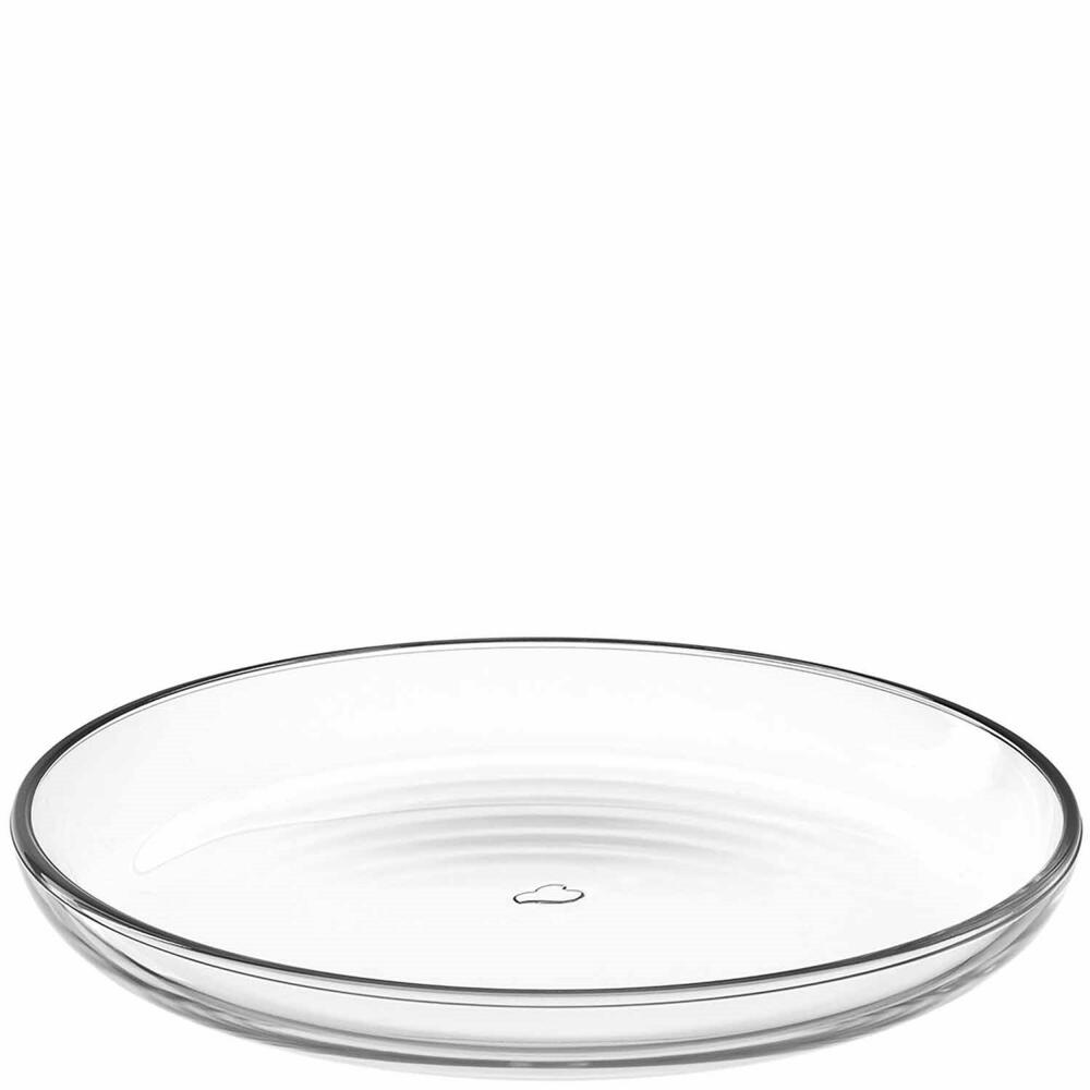 Leonardo Teller CUCINA, 4er Set, Salatteller, Desserteller, Speiseteller, Glas, 18 cm, 066347