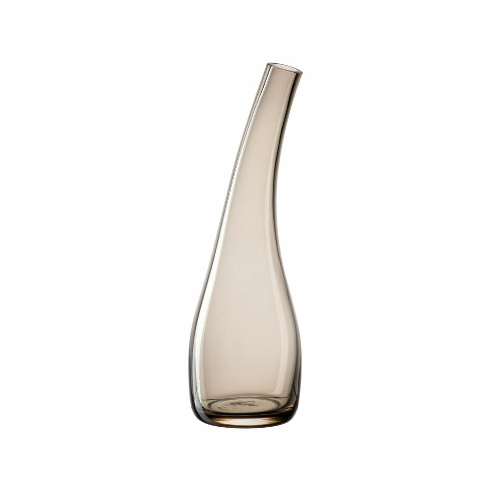 Leonardo Vase LUMINOSA, Blumenvase, Dekovase, Tischvase, Glas, Taupe, 30 cm, 029925