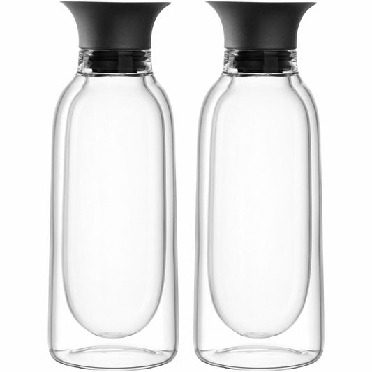 Leonardo Essig- und Ölflasche DUO, 2er Set, Essigflasche, Flasche, Glas, 150 ml, 025609