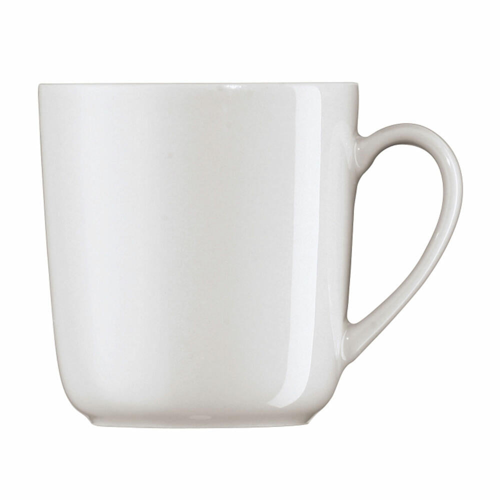 Rosenthal Form 1382 Becher mit Henkel, Henkelbecher, Kaffeebecher, Kaffeetasse, Kaffee Tasse, White, Porzellan, 280 ml, 41382-800001-15505