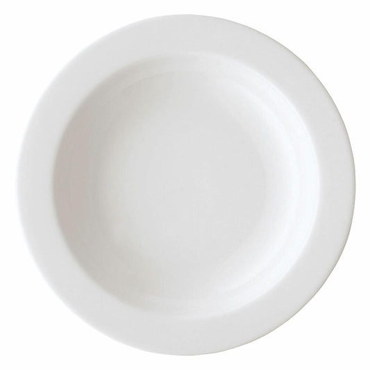 Rosenthal Form 1382 Suppenteller, Suppen Teller, Porzellanteller, White, Porzellan, 23 cm, 41382-800001-10123