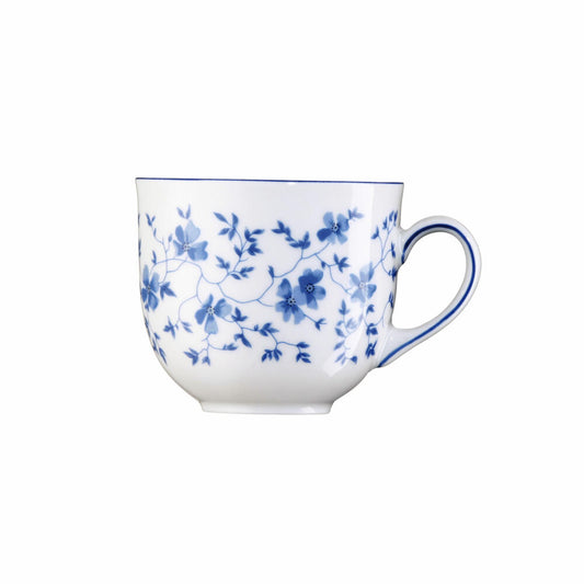 Rosenthal Form 1382 Kaffeetasse, Obertasse, Kaffeebecher, Kaffee Tasse, Becher, Blaublüten, Porzellan, 210 ml, 41382-607671-14742