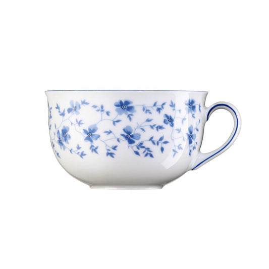 Rosenthal Form 1382 Café-au-lait Tasse, Obertasse, Kaffeetasse, Milchkaffeetasse, Kaffeebecher, Kaffee Becher, Blaublüten, Porzellan, 300 ml, 41382-607671-14852