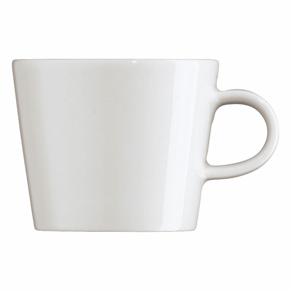 Arzberg Cucina coffee cup, upper cup, coffee mug, coffee cup, mug, Bianca, porcelain, 220 ml, 42116-800001-14772