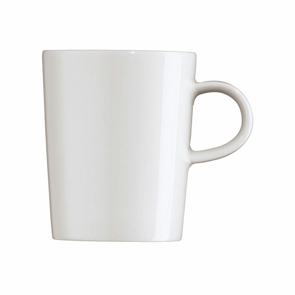 Arzberg Cucina mug, mug with handle, coffee mug, coffee cup, coffee cup, Bianca, porcelain, 280 ml, 42116-800001-15505