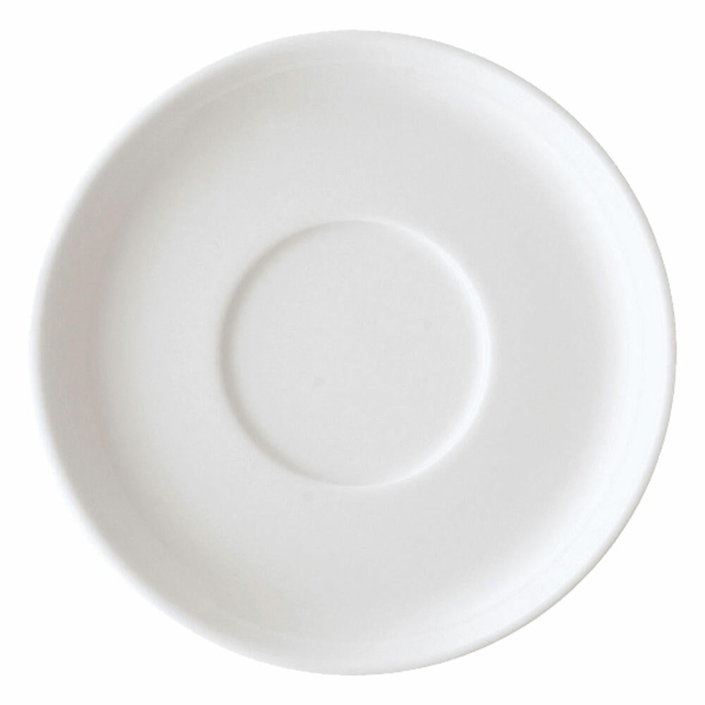 Arzberg Cucina saucer for espresso cup 90 ml, underplate, under plate, Bianca, porcelain, 13 cm, 42116-800001-14716