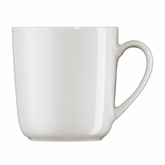 Rosenthal Form 2000 Becher mit Henkel, Henkelbecher, Kaffeebecher, Kaffeetasse, Kaffee Tasse, White, Porzellan, 280 ml, 42000-800001-15505