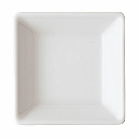 Rosenthal Tric Platte, Servierplatte, Beilagenplatte, Quadratisch, Tablett, White, Porzellan, 7 cm, 49700-800001-11957