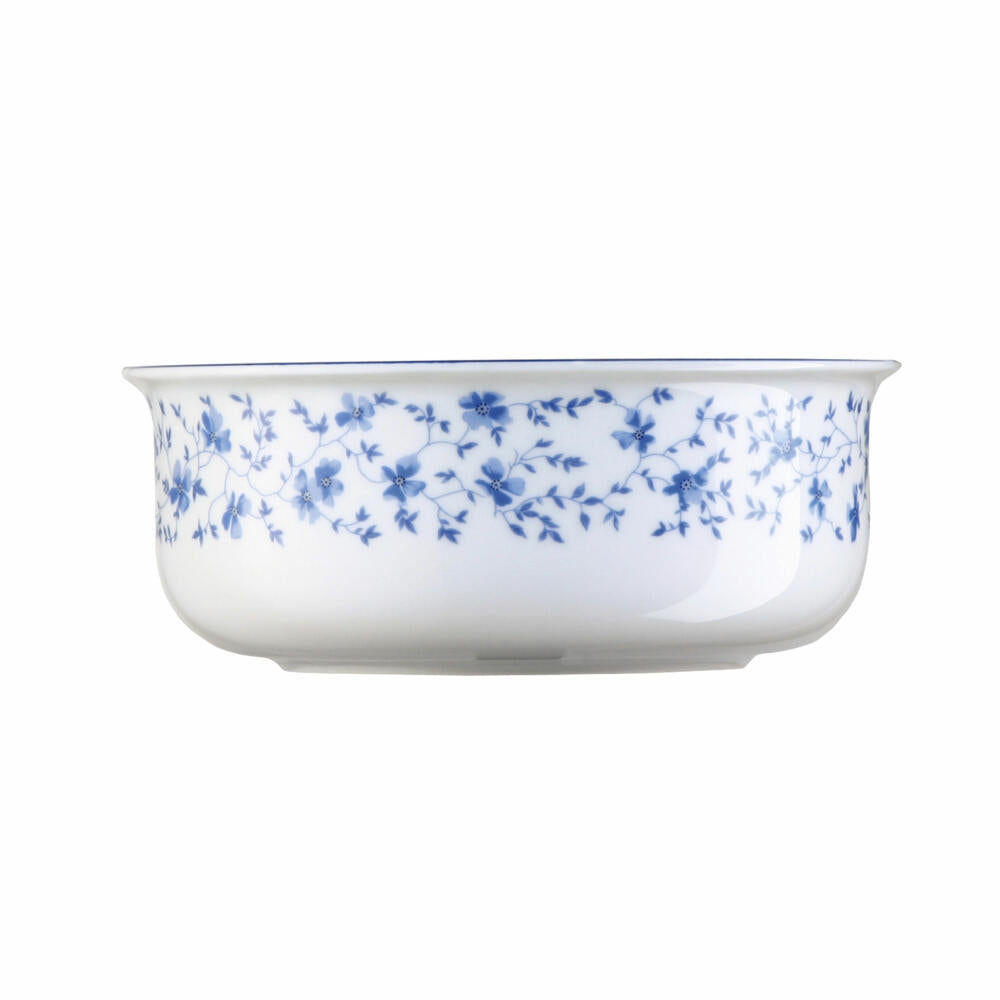 Arzberg Form 1382 Bowl, Round, Porcelain Bowl, Serving Bowl, Salad Bowl, Small Bowl, Blue Flowers, Porcelain, 20 cm, 41382-607671-13310