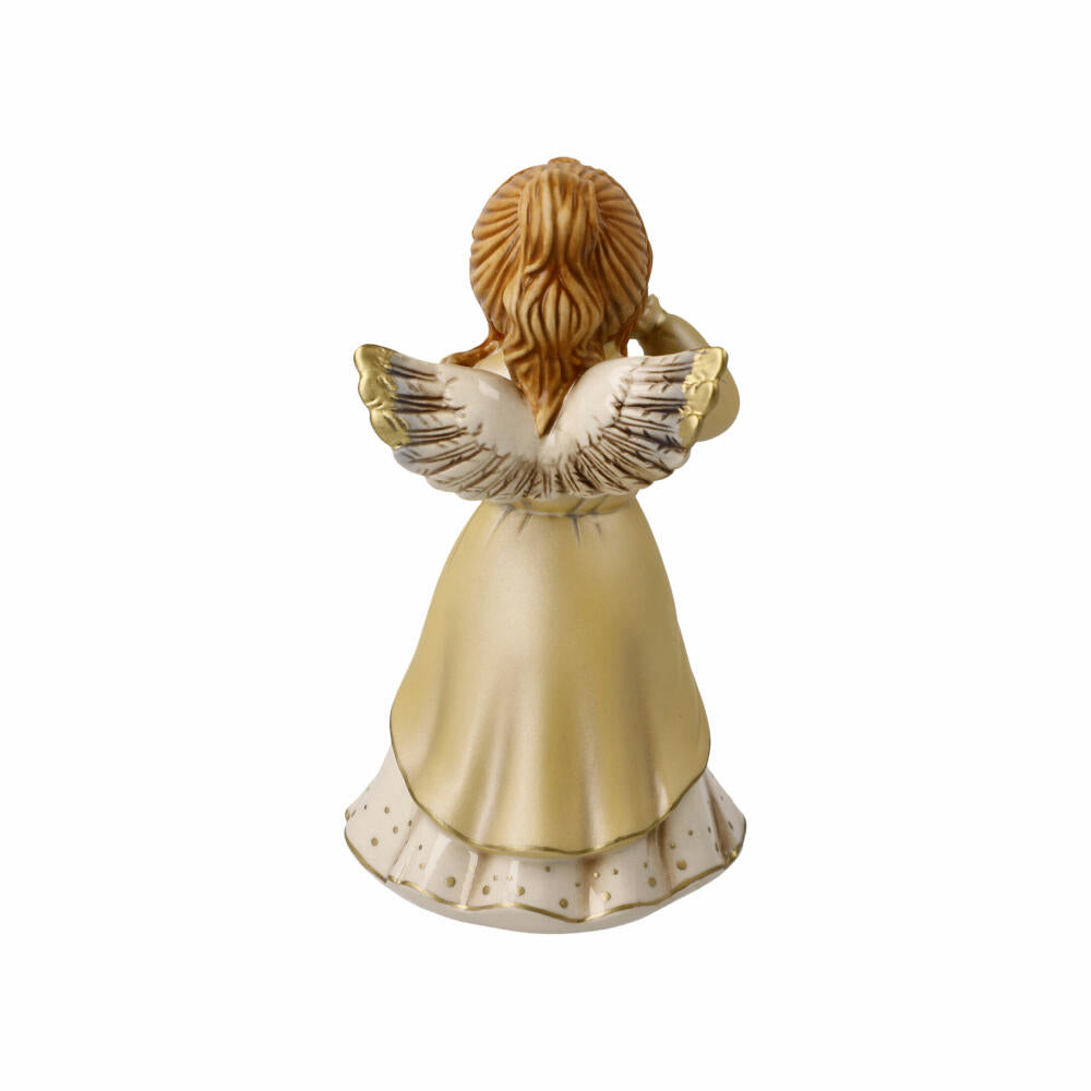 Goebel Angel Christmas Eve, decorative figure, Christmas, stoneware, champagne, 14.5 cm, 41673071