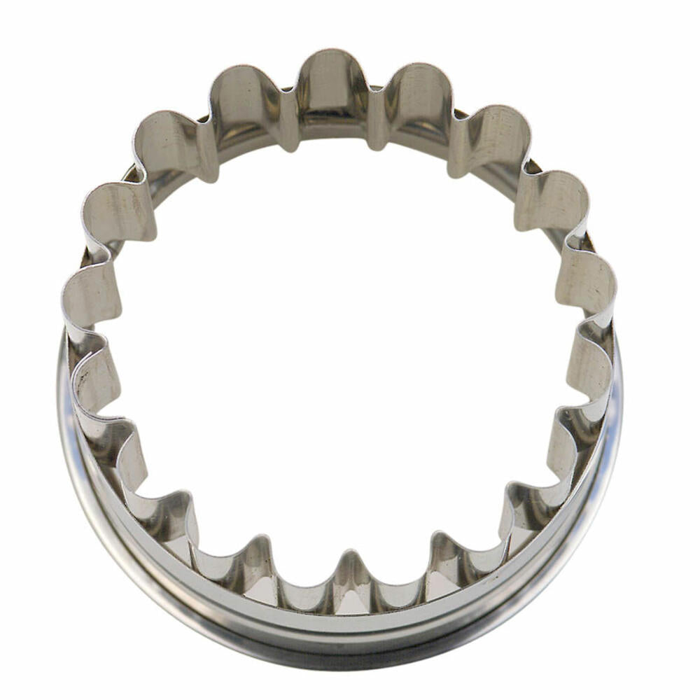 Städter Linzer cookie cutter Linzer outer ring, cookie cutter, cookie shape, biscuit, biscuits, stainless steel, Ø 4.8 cm, 956064