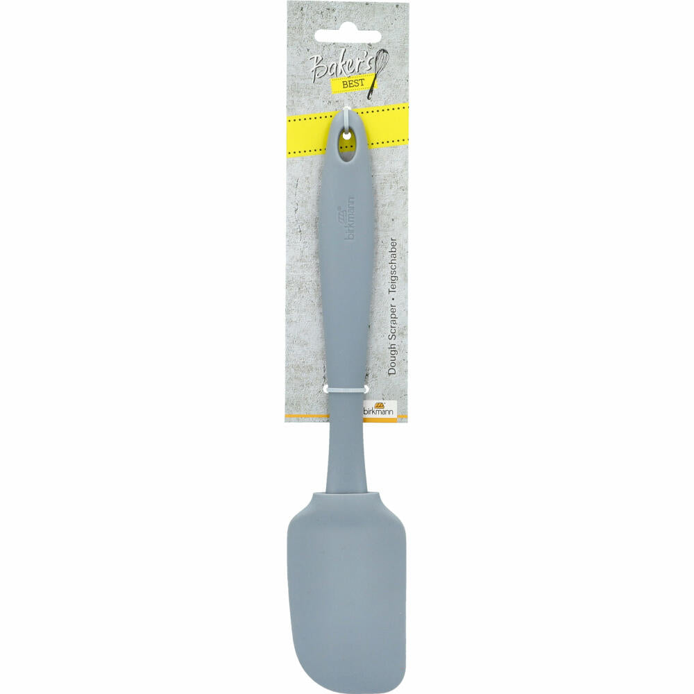 Birkmann Bakers Best dough scraper, kitchen scraper, dough spatula, silicone / plastic, grey, 28 cm, 424364