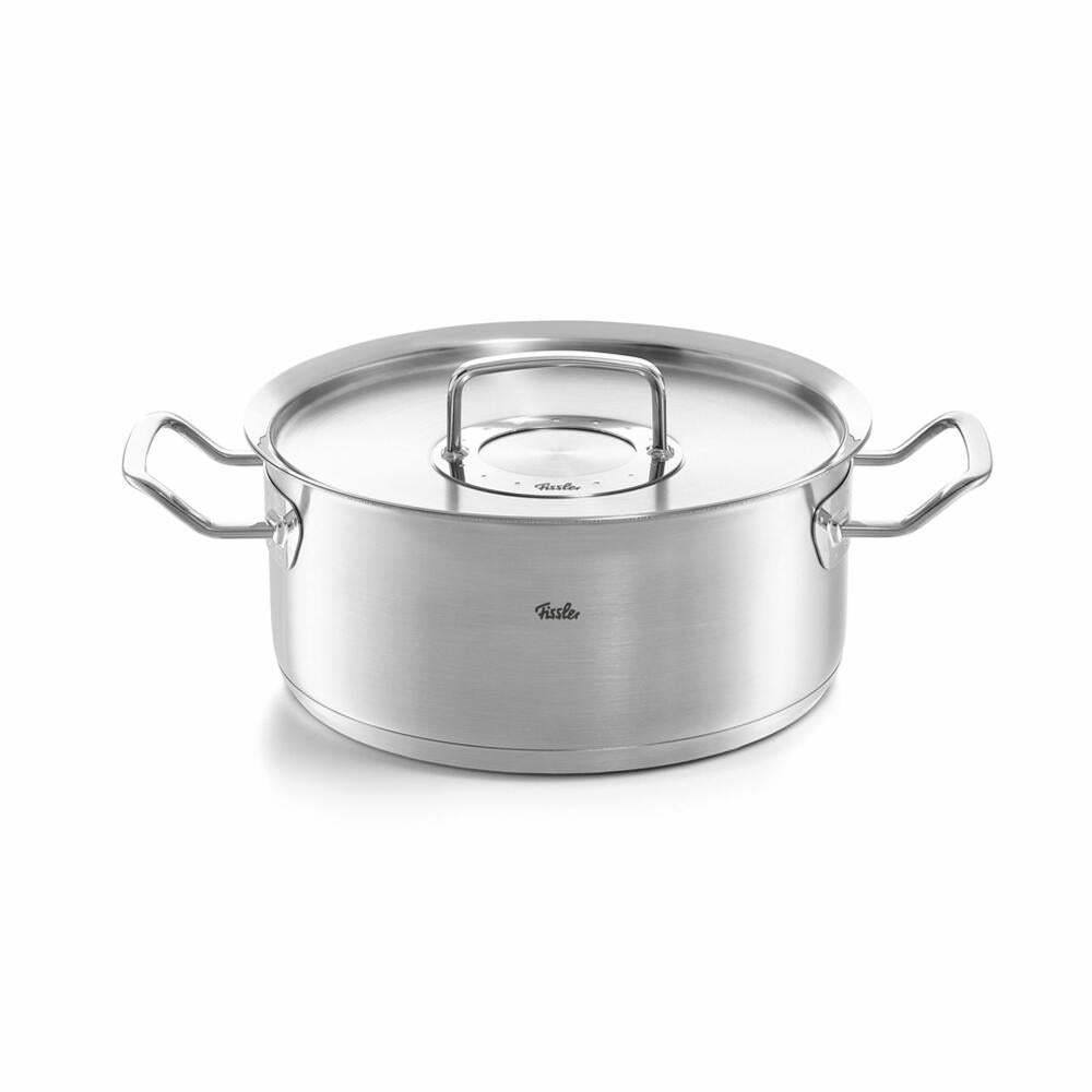 Fissler roasting pan Original-Profi Collection II, roasting pan, casserole dish, stainless steel 18/10, 24 cm, 084 138 24 000 0