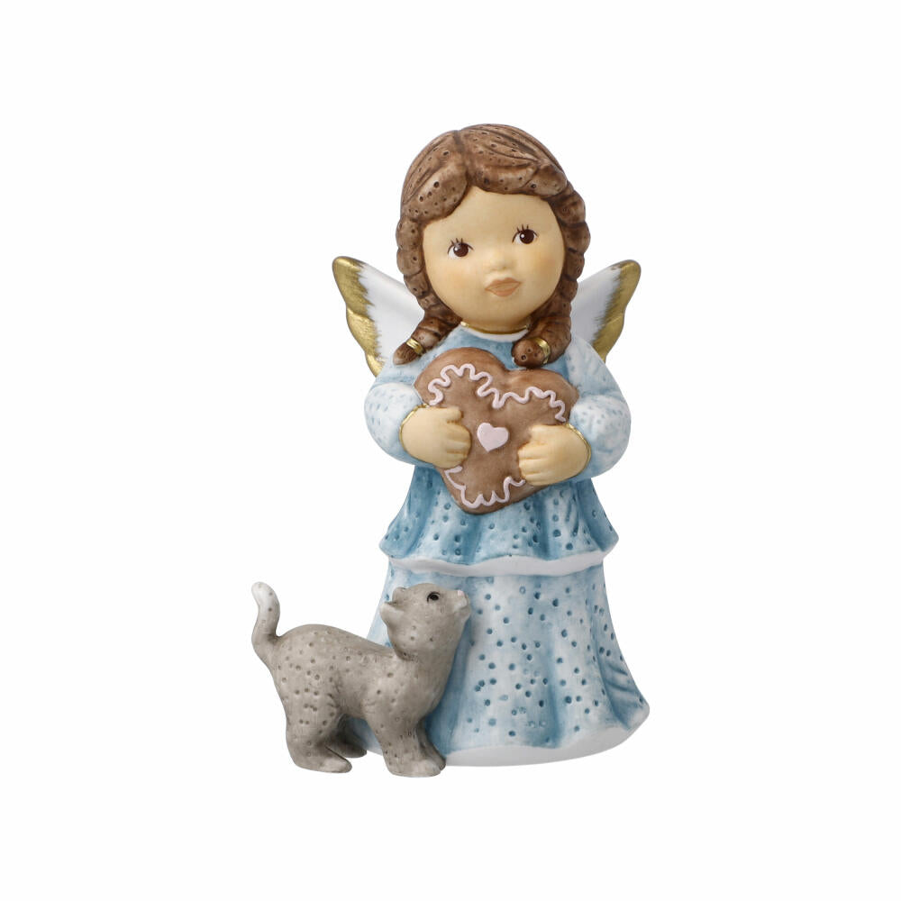 Goebel Angel Warm Cuddle Greetings, Decorative Figure, Porcelain, Colorful, 10 cm, 11750871