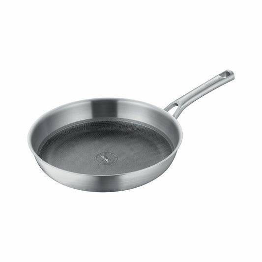 Berndes Tricion Resist frying pan, pan, 3-layer material, silver, 28 cm, 099209