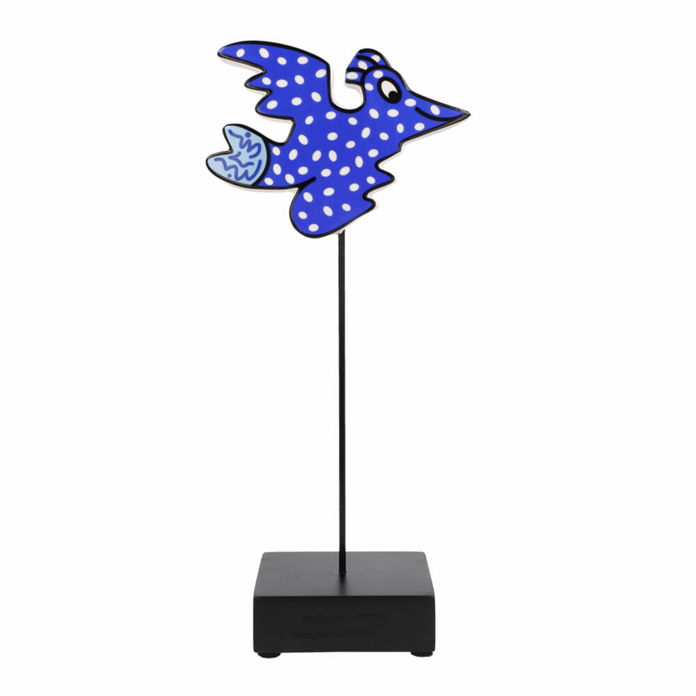 Goebel Figurine James Rizzi - Snow Bird, Sculpture, Pop Art, Porcelain, Blue, 26103191