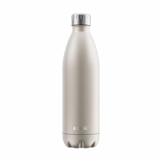 FLSK drinking bottle Champagne, insulated bottle, thermos flask, bottle, stainless steel, 1 L, 1010-1000-0019