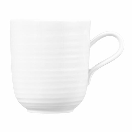 Seltmann Weiden Terra Becher, Kaffeebecher, Teetasse, Tasse, Porzellan, Weiß, 400 ml, 001.764979
