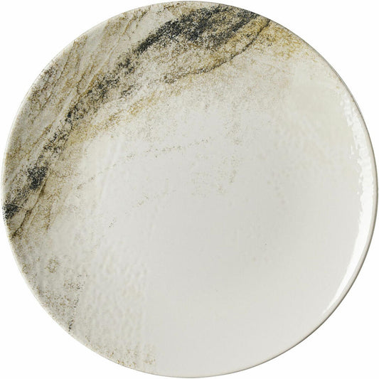 Ritzenhoff & Breker Arezzo Teller, Dessertteller, Frühstücksteller, Steinzeug, Creme, Ø 20.5 cm, 433883