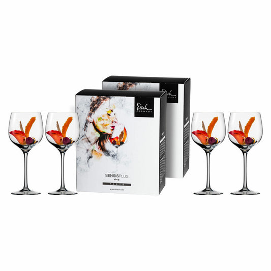 Eisch Burgunderglas 4er Set Superior Sensis plus, Rotweinglas, Kristallglas, 470 ml, 25006010