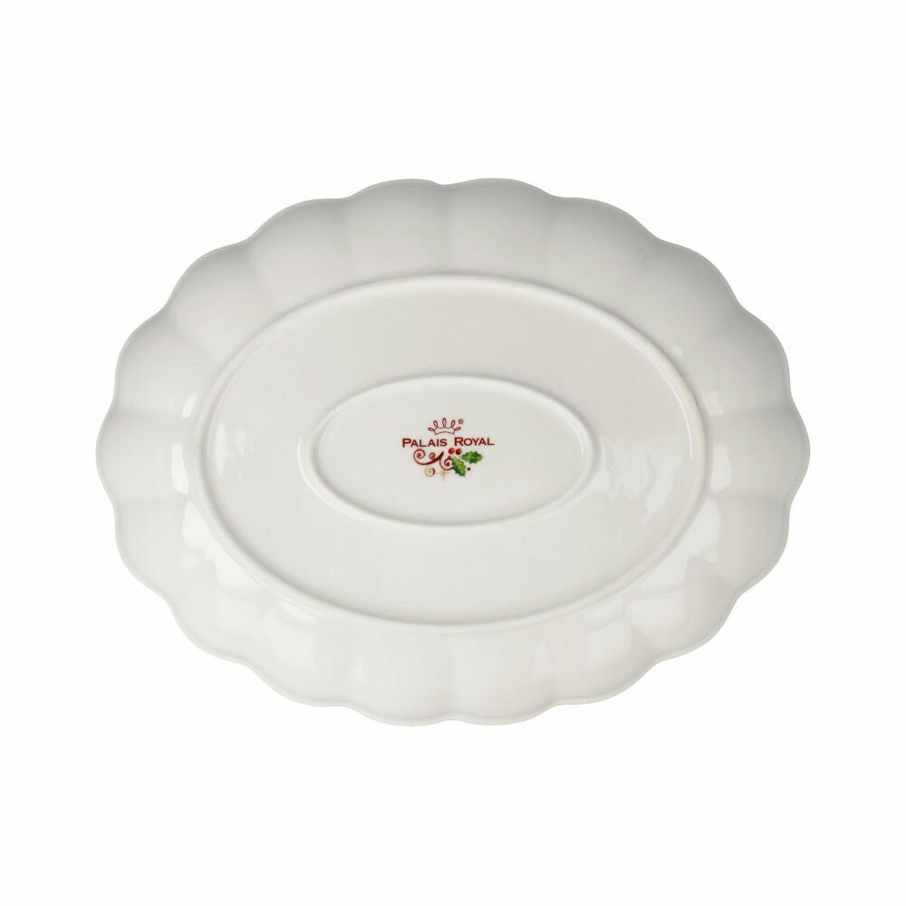 Goebel Bowl Palais Royal - Ellipsis, Christmas motif, Porcelain, Colorful, 28 x 21.5 cm, 51001611