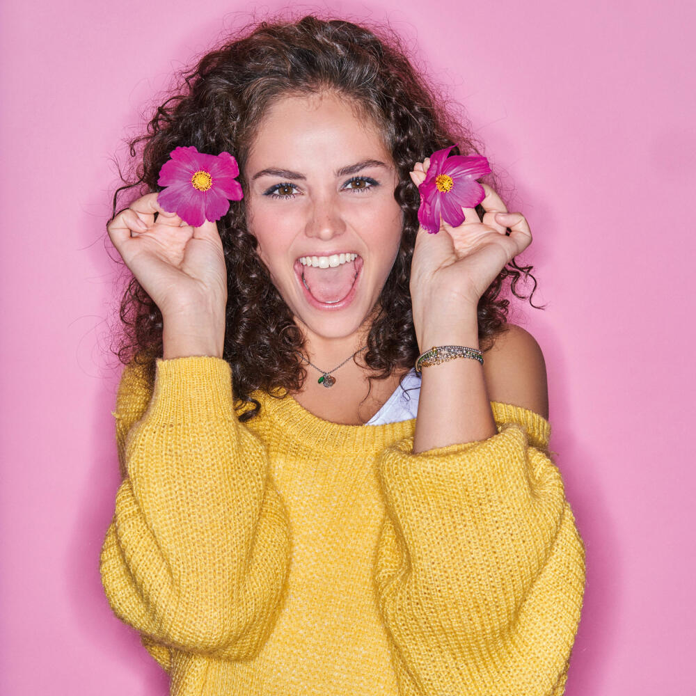 Leonardo Jewels Facilita Halskette, Hals Kette, Schmuckstück, Edelstahl, Zirkonia, Mehrfarbig, 40 cm, 016913