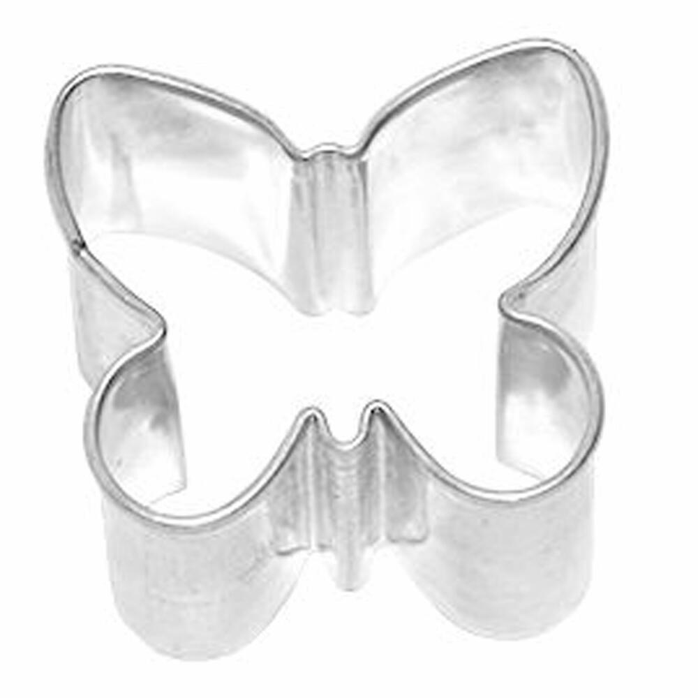 Birkmann butterfly cookie cutter, cookie cutter, cookie shape, biscuit, biscuits, stainless steel, 4 cm, 194779