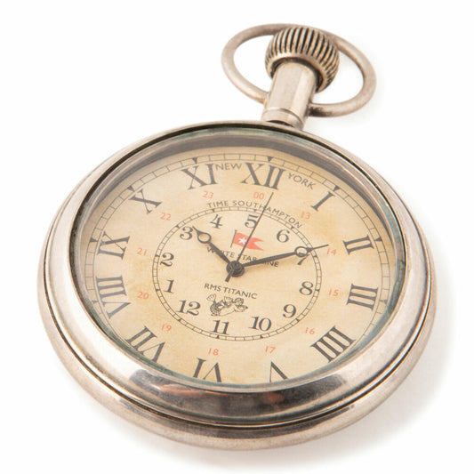 Authentic Models Pocket Watch Savoy Pocket Watch, decorative object, brass, glass, SC057