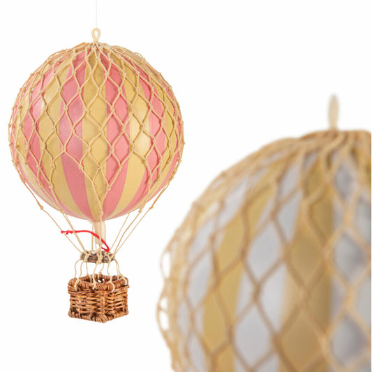 Authentic Models Mobile Flying the Skies Pastell Rainbow, Hängedekoration, Ballon, Rattan / Papier / Kunststoff, AP132