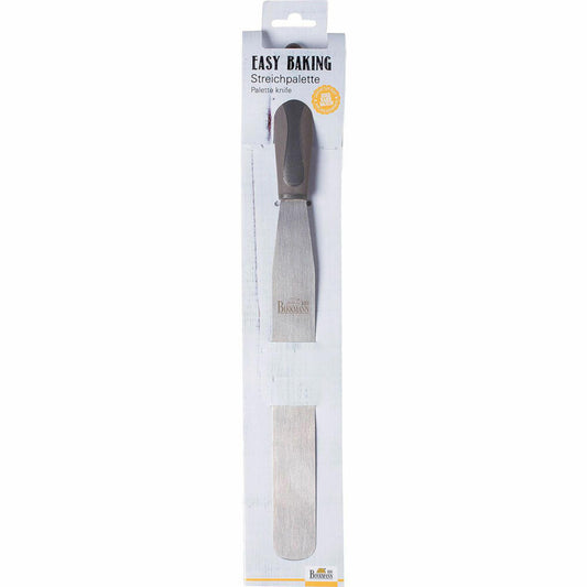 Birkmann Easy Baking Streichpalette, Winkel Palette, Streichpalette, Backzubehör, Edelstahl, 22 cm, 431027