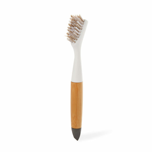 Full Circle Home Cleaning Brush Micro Manager, Crevice Brush, Bamboo, Recycled Plastic, FC17132W