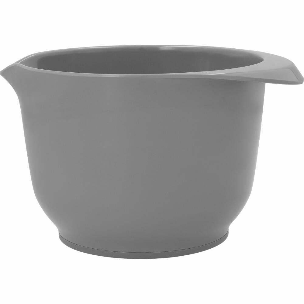 Birkmann Colour Bowl mixing and serving bowl, mixing bowl, bowl, melamine resin, grey matt, 1.5 L, 709331