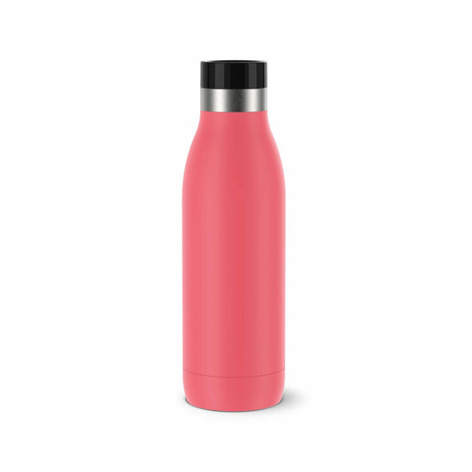 EMSA BLUDROP COLOR drinking bottle, water bottle, bottle, stainless steel, coral, 0.5 L, N31104