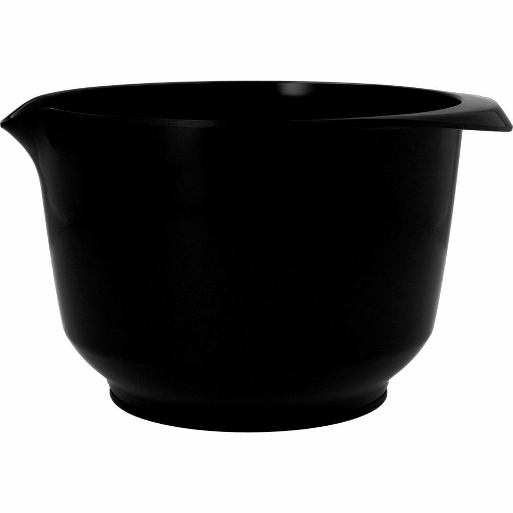 Birkmann Colour Bowl Rühr- und Servierschüssel, Rührschüssel, Schüssel, Melaminharz, Schwarz, 3 Liter, 709164