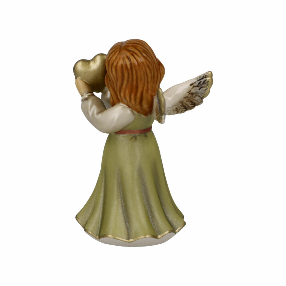 Goebel Angel Follow your heart, decorative figure, heavenly messenger, annual color 2022, stoneware, H 8.5 cm, 41663271