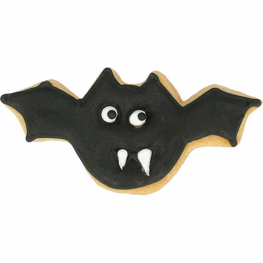 Birkmann cookie cutter bat, with internal embossing, cookie cutter, cookie mold, biscuit, cookies, stainless steel, 7 cm, 199026