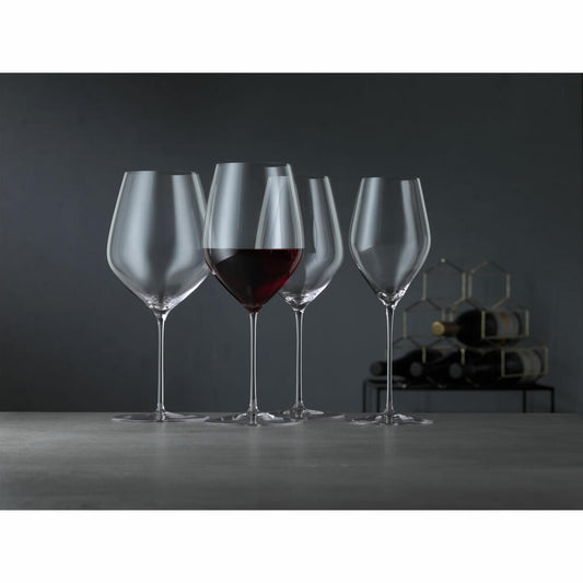 Spiegelau HI-LITE Bordeaux glass, set of 2, red wine glass, wine glass, crystal glass, 650 ml, 1750165