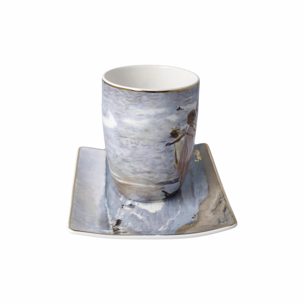 Goebel Künstlertasse Joaquin Sorolla - Zeit für ein Bad, Tasse mit Untere, Artis Orbis, Fine Bone China, Bunt, 350 ml, 67018021