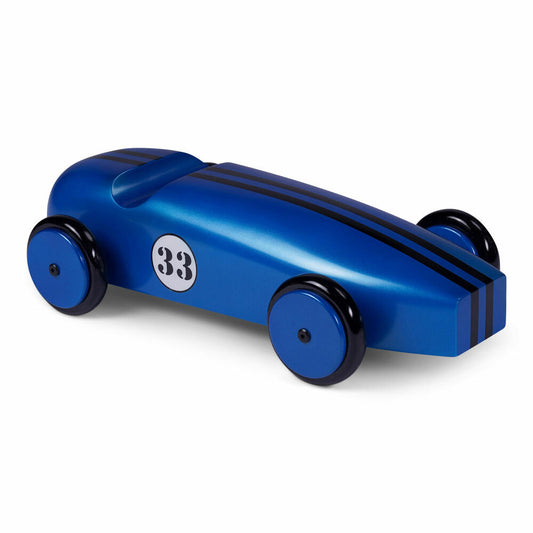 Authentic Models Wooden Model Car Blue, Model Car, Decoration, Mahogany Wood, AR063