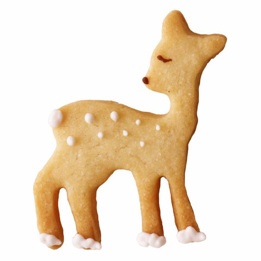 Birkmann cookie cutter fawn, cookie cutter, cookie shape, biscuit, cookies, stainless steel, 6 cm, 191044