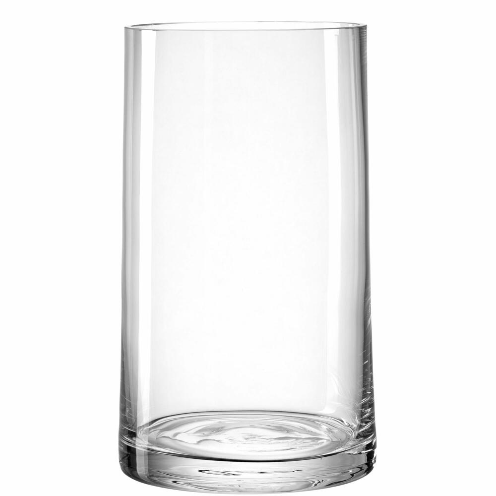 Leonardo Vase NOVARA, Dekovase, Glasvase, Kalk-Natron Glas, Klar, 26 cm, 018621